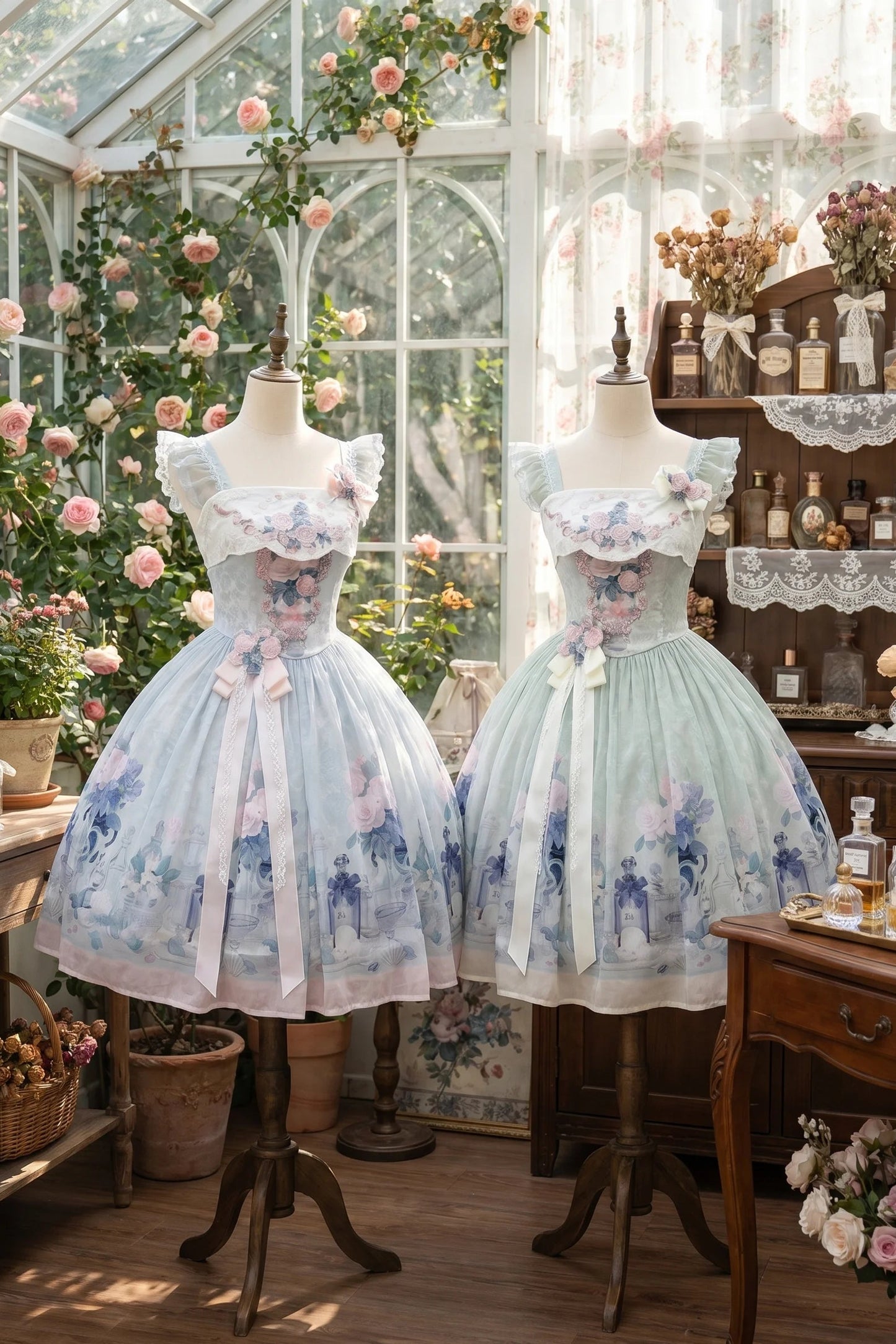 ミスティローズプリンセスドールロリータドレス+トップス+アクセサリー