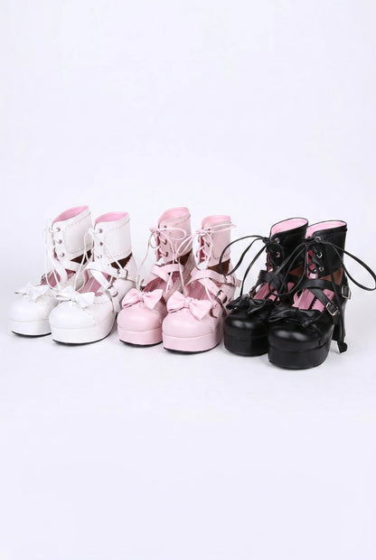 Zapatos Lolita con cordones