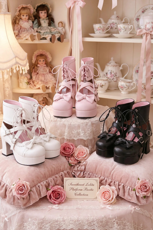 Lace-Up Lolita Shoes