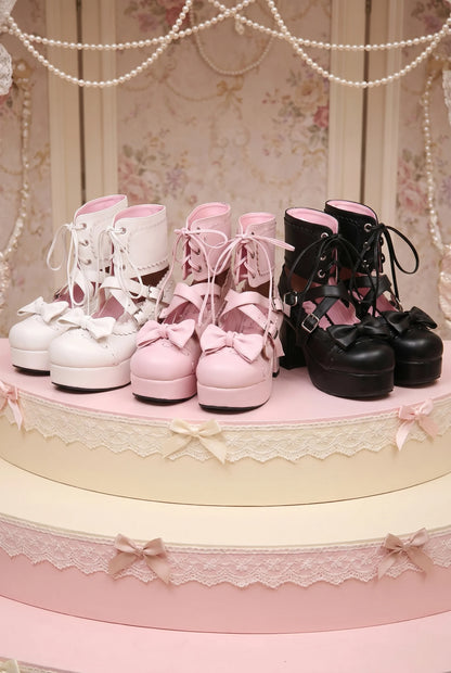 Zapatos Lolita con cordones