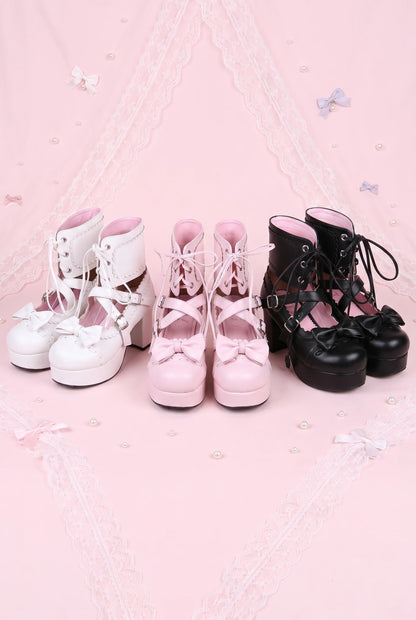 Zapatos Lolita con cordones