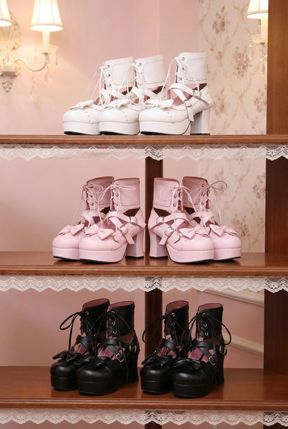 Zapatos Lolita con cordones