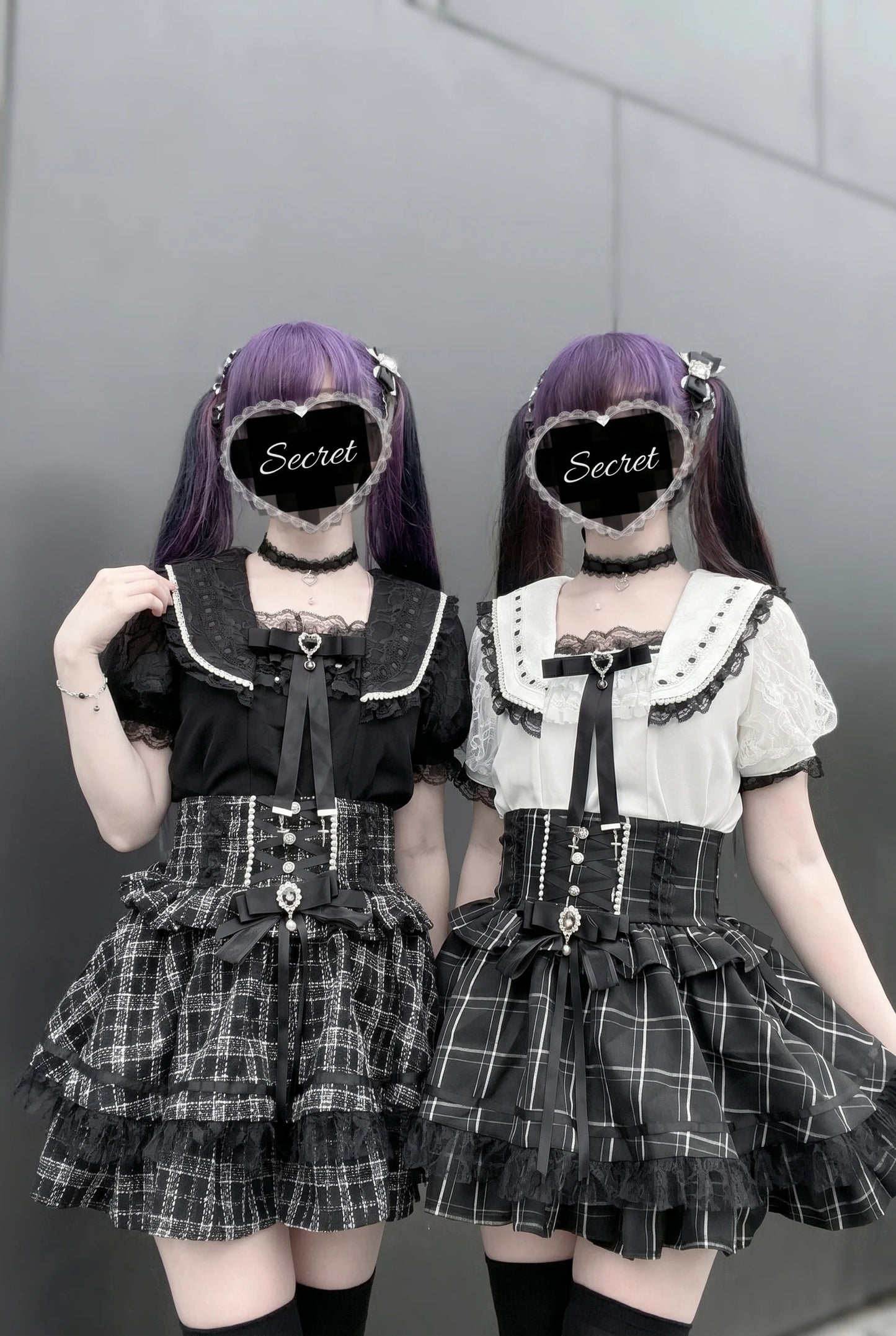 [Pre-Order] Lace Sailor Collar Jirai Kei Blouse