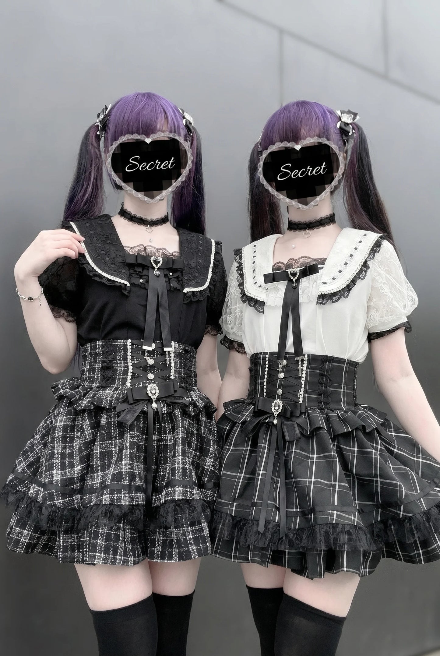 [Pre-Order] Lace Sailor Collar Jirai Kei Blouse