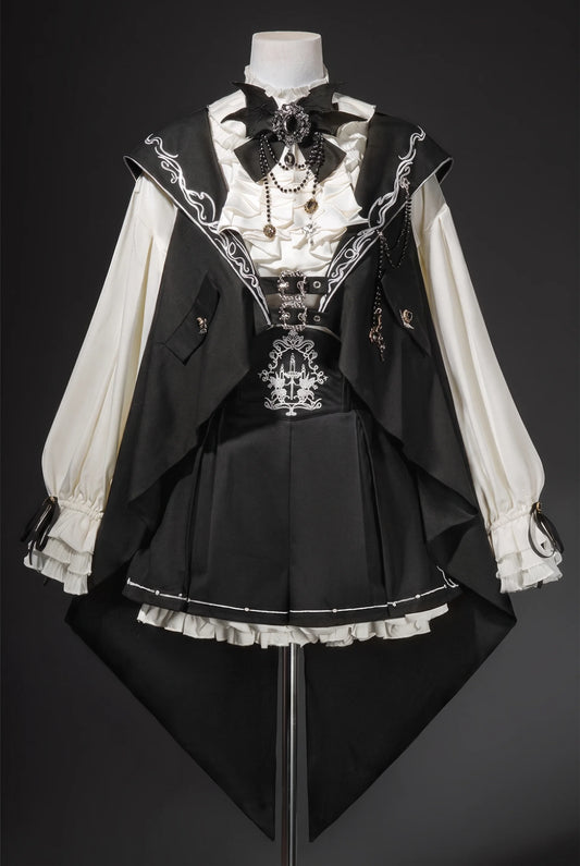 Dark Prince Suspender Shorts