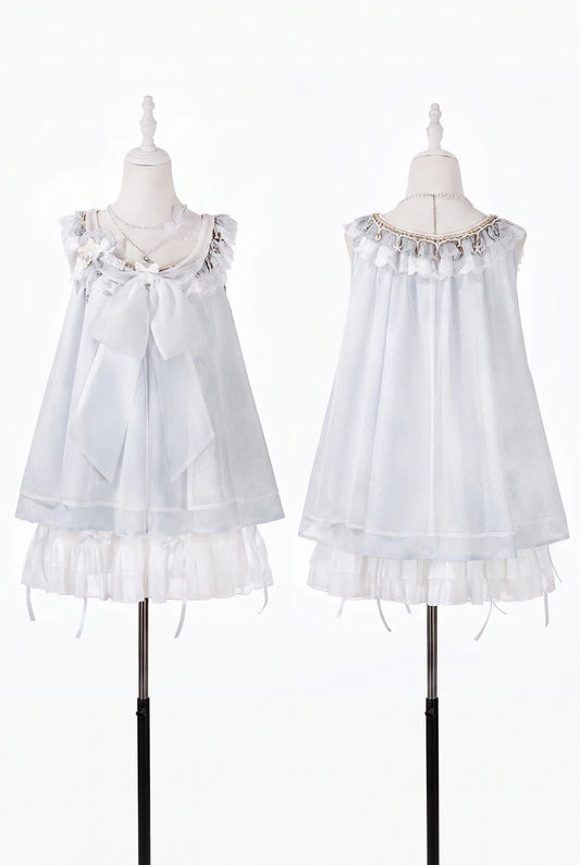 Aqua Coastal Han Element Top and Skirt Set