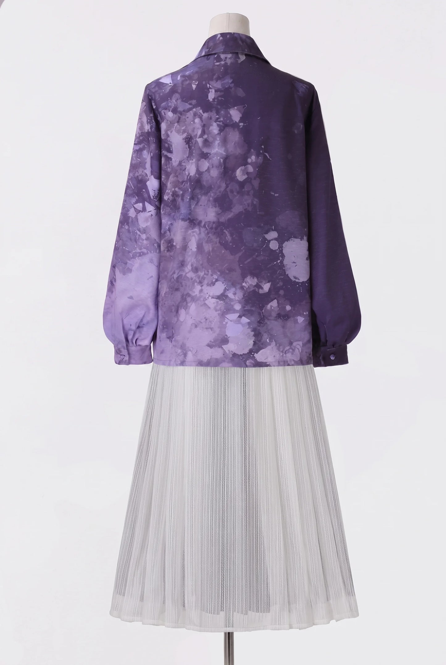 Iris Mist New Chinese Style Shirt and Skirt Set-Up