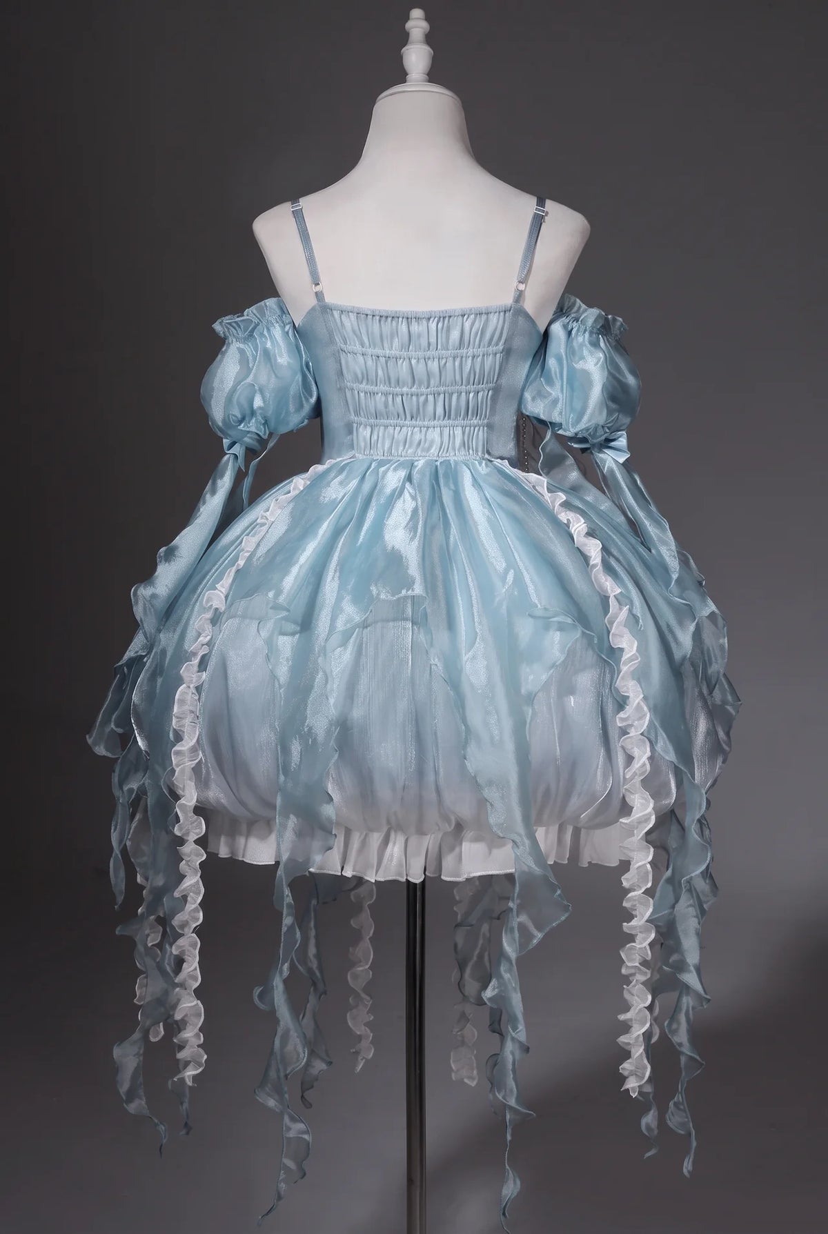 Fantasy Jellyfish Suspender Dress With Sleeves Set
