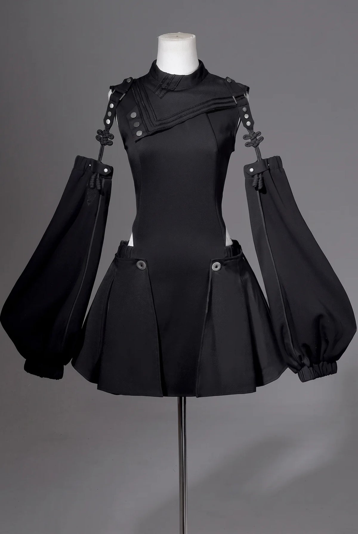 Dark Tactical Prince Dress and Pants Set