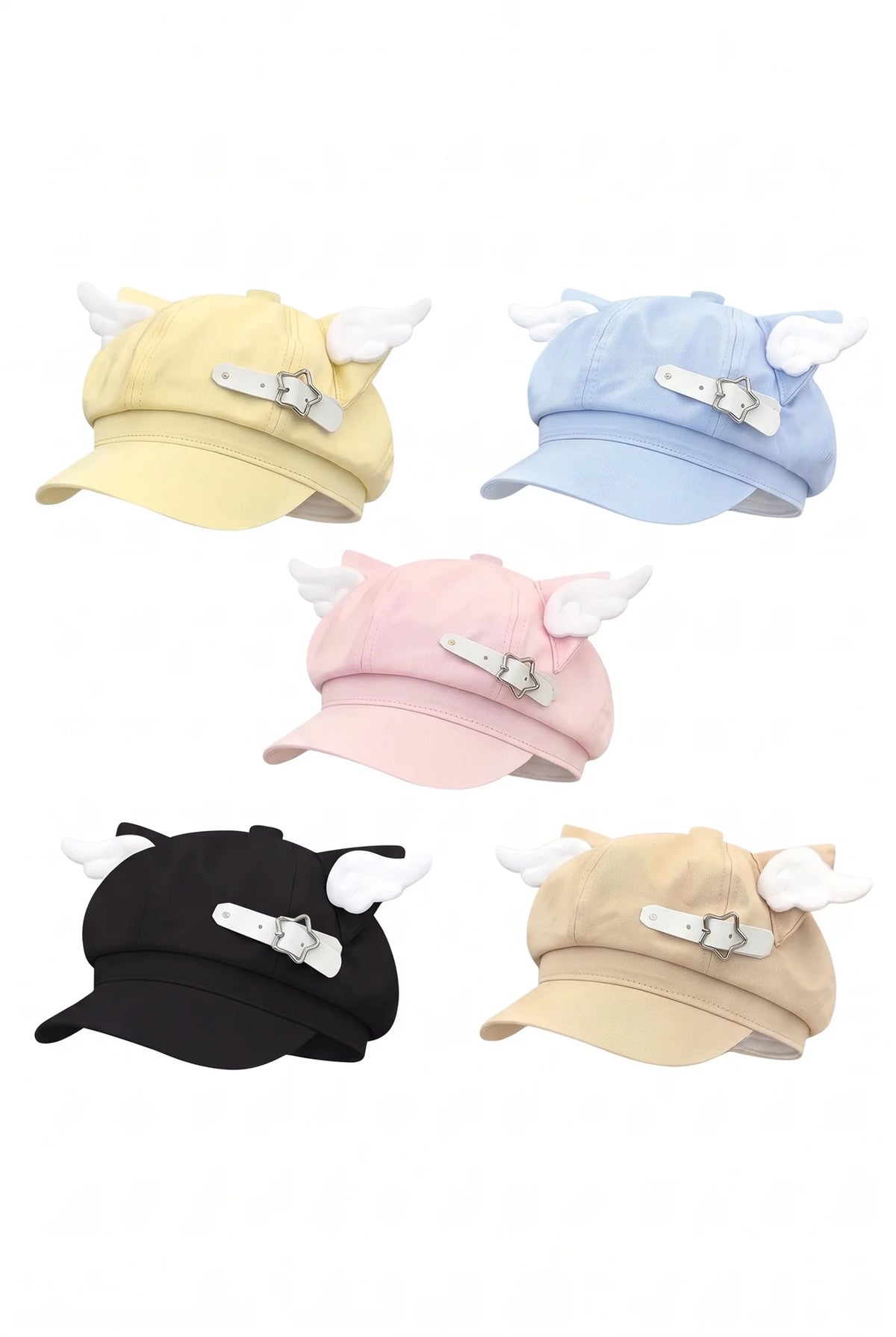 Thin Versatile Sweet Otaku-Style Octagonal Hat