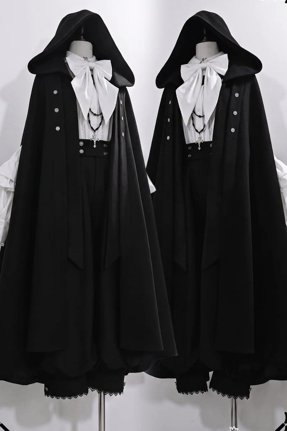 Elegant Oversized Cape Shirt and Trousers Set-Up