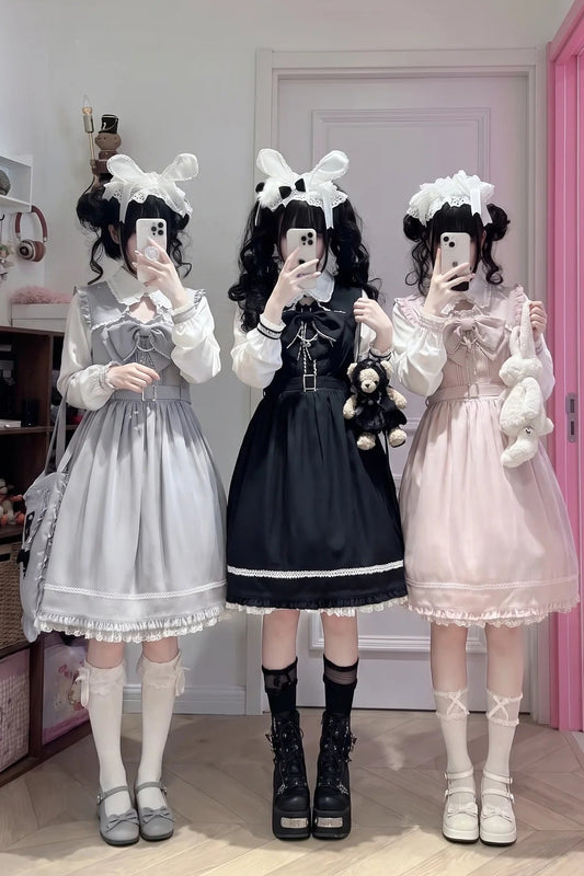 Moonlight Trio Lace Bow Dress