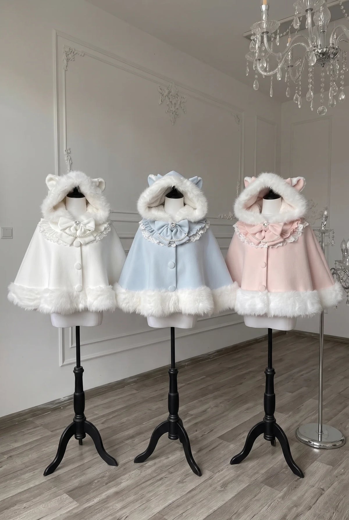 Cat Ear Bow Lolita Cape