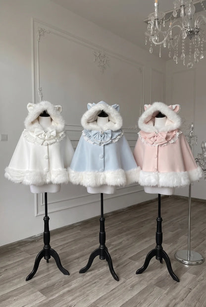 Cat Ear Bow Lolita Cape