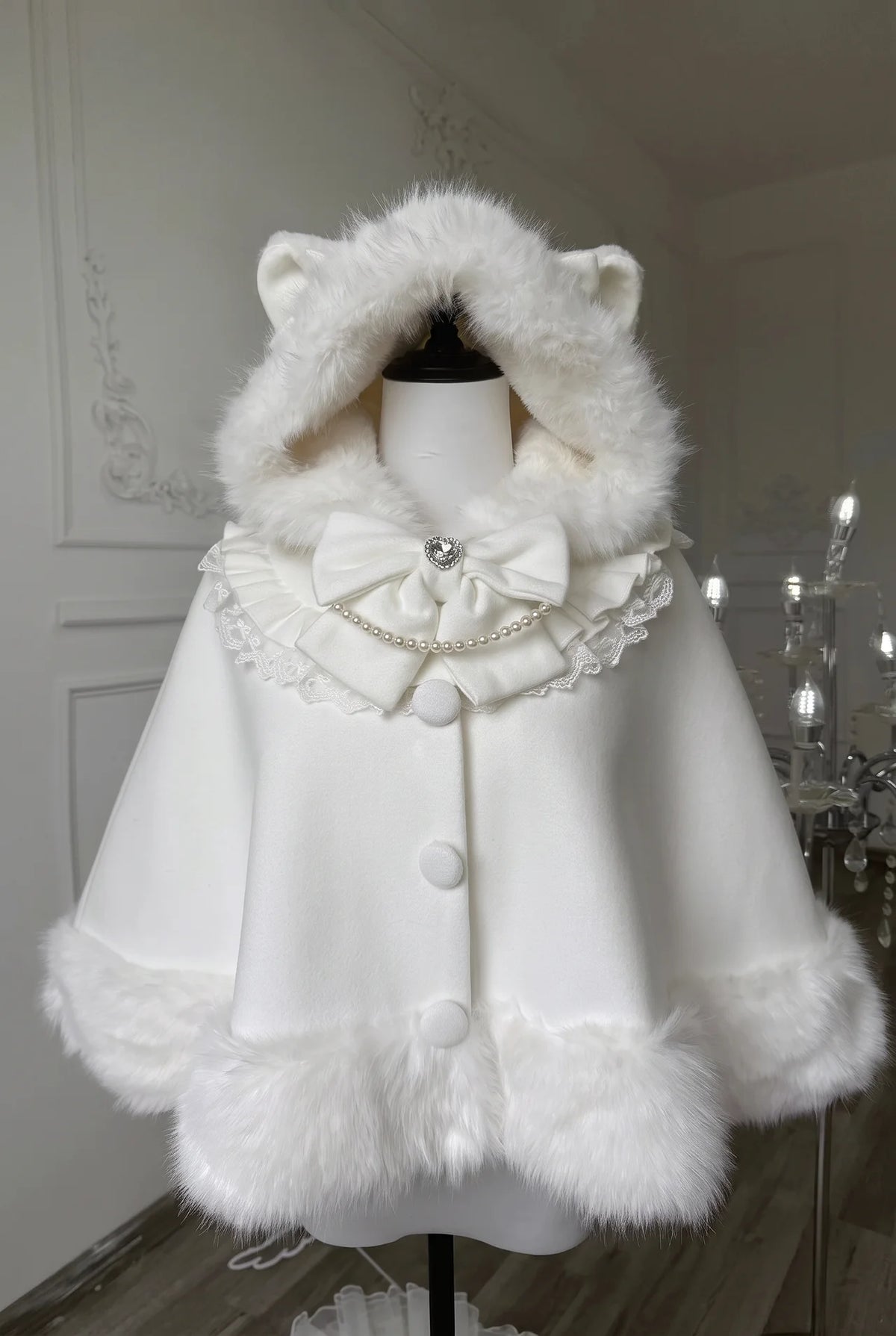 Cat Ear Bow Lolita Cape