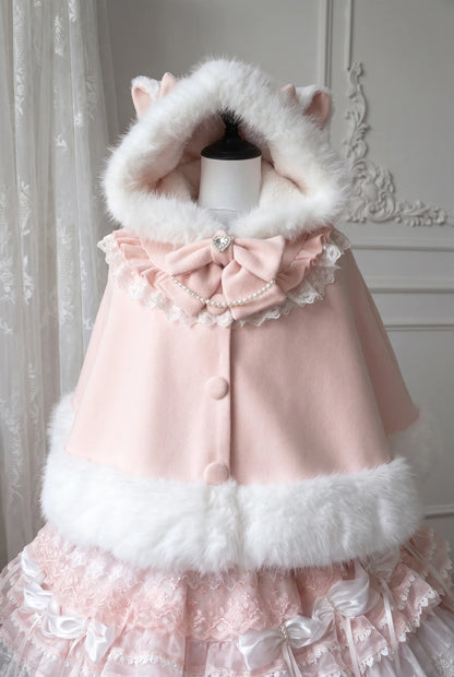 Cat Ear Bow Lolita Cape