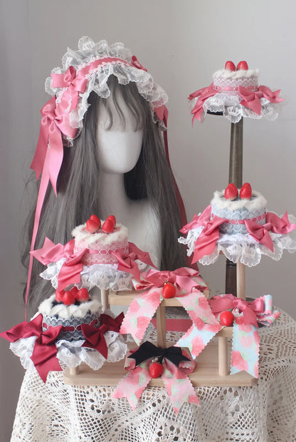Strawberry Cake Lolita Headband