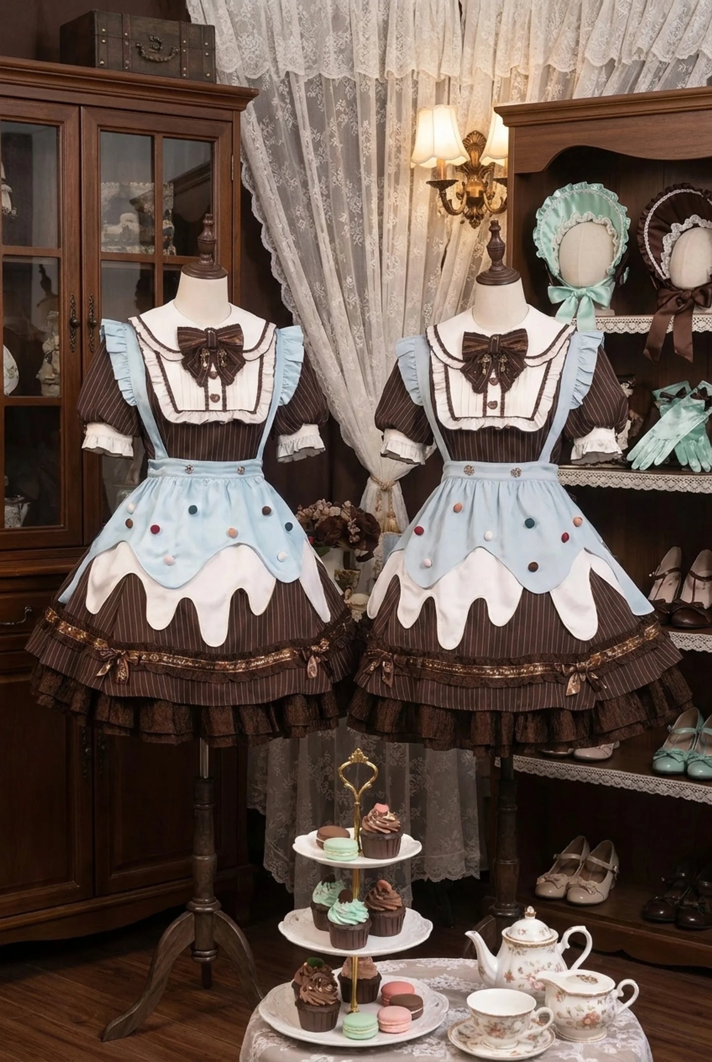 Mint Chocolate Lolita Dress + Accessories
