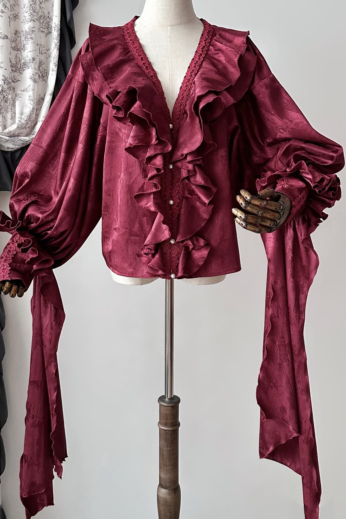 Oracle V-Neck Batwing Blouse