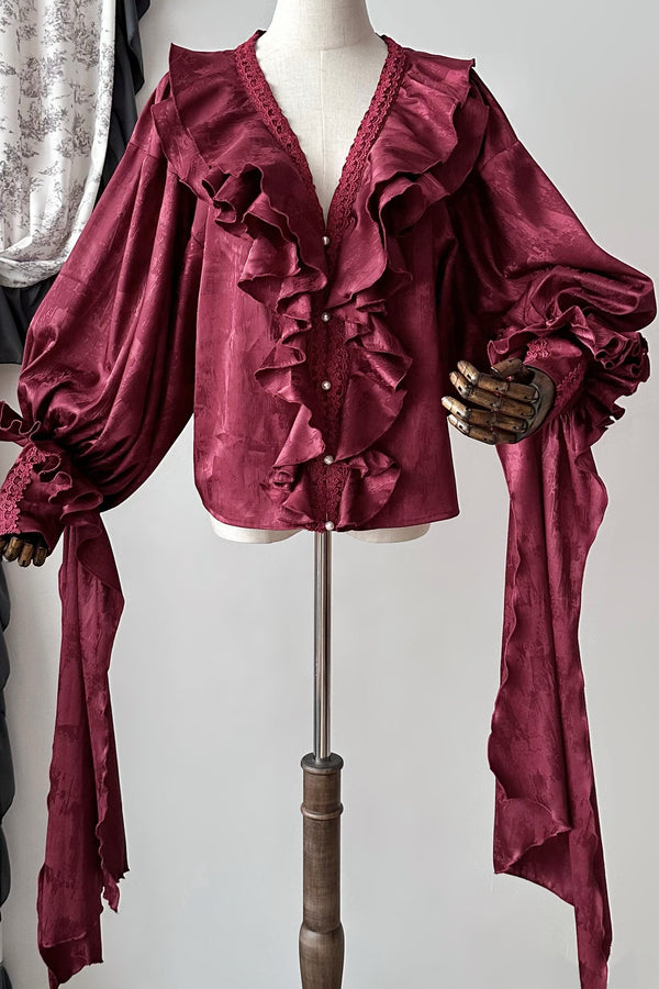 Oracle V-Neck Batwing Blouse