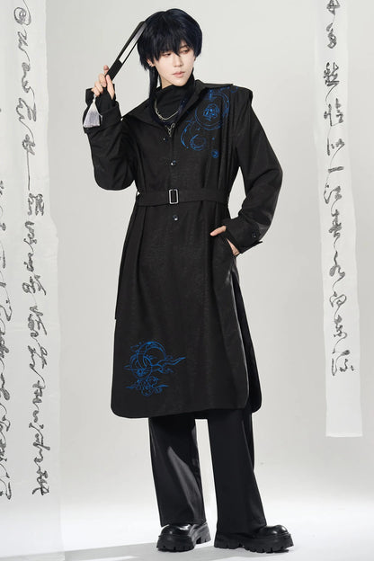 Unisex New Chinese Style Windbreaker