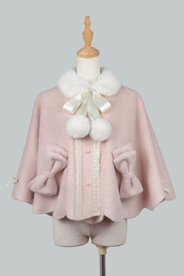 Fluffy Bow Cape and Skirt Set-Up