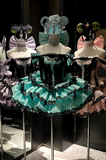 Halloween Ghostly Mini Dress Set