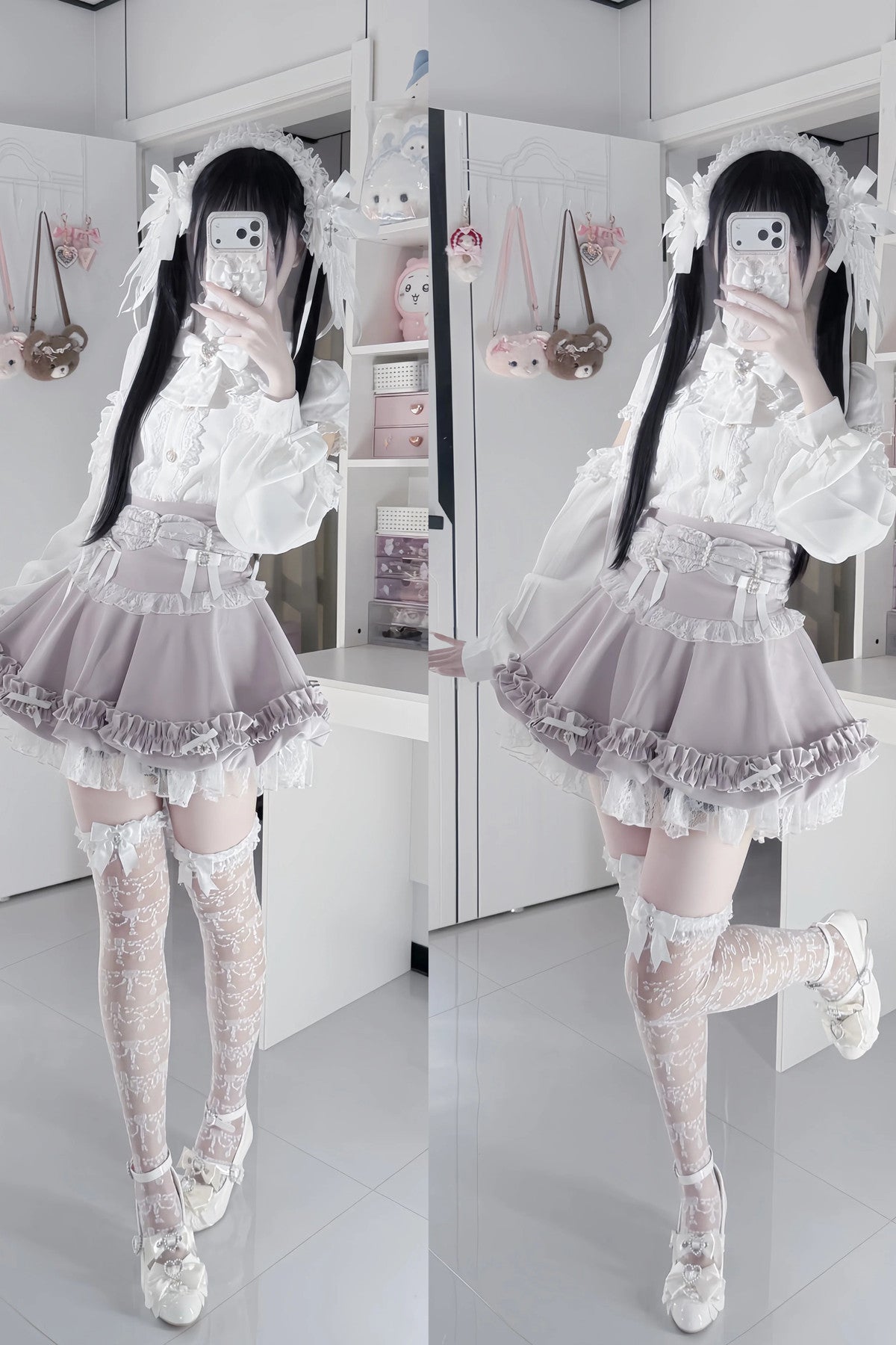 High-Waisted Puffy Cake Skirt Set