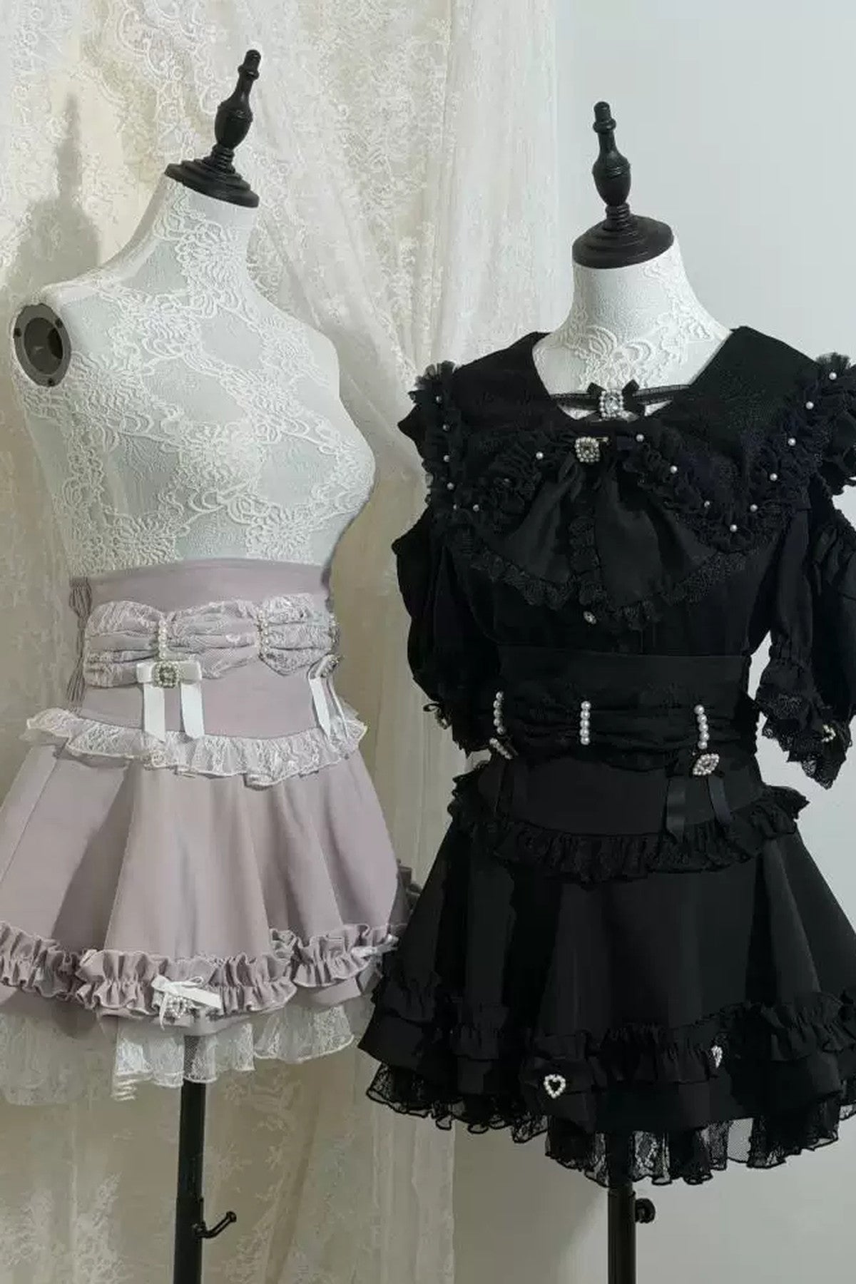 High-Waisted Puffy Cake Skirt Set
