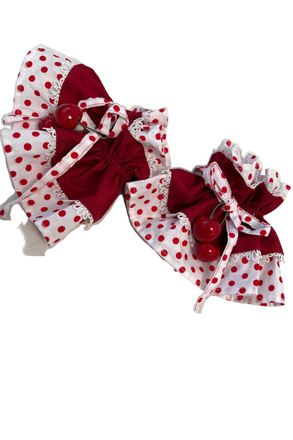 Red Check Cherry JSK Sundress