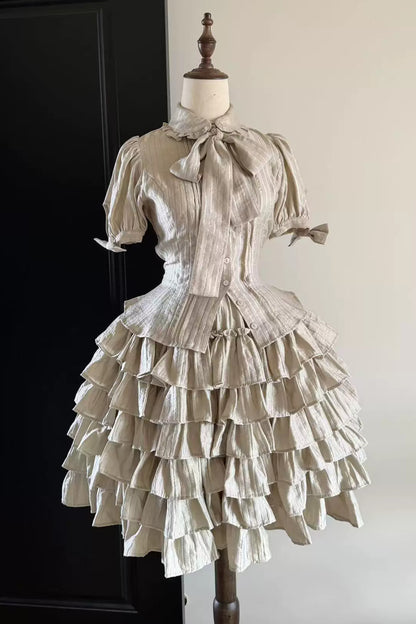 Multi-Layered Ruffle Skirt