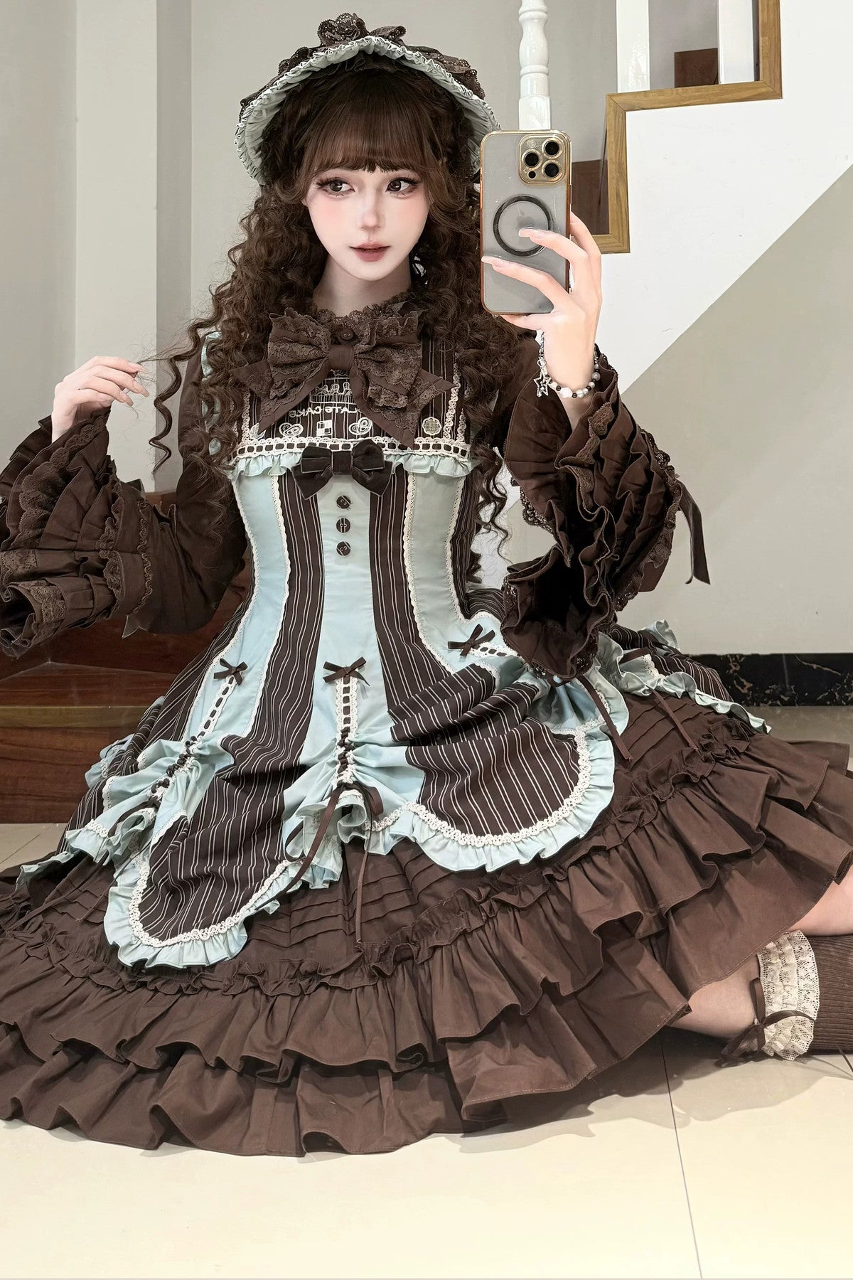 Robe lolita style poupée victorienne