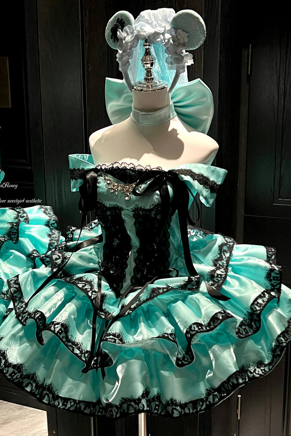 Halloween Ghostly Mini Dress Set