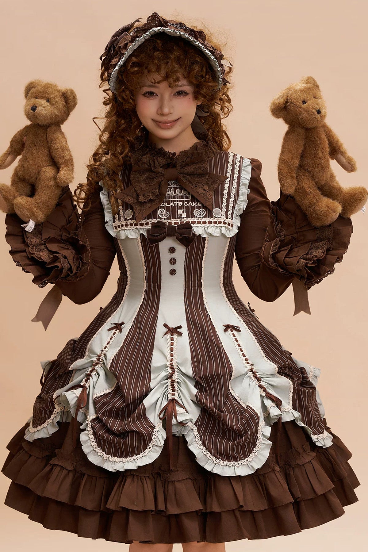 Robe lolita style poupée victorienne