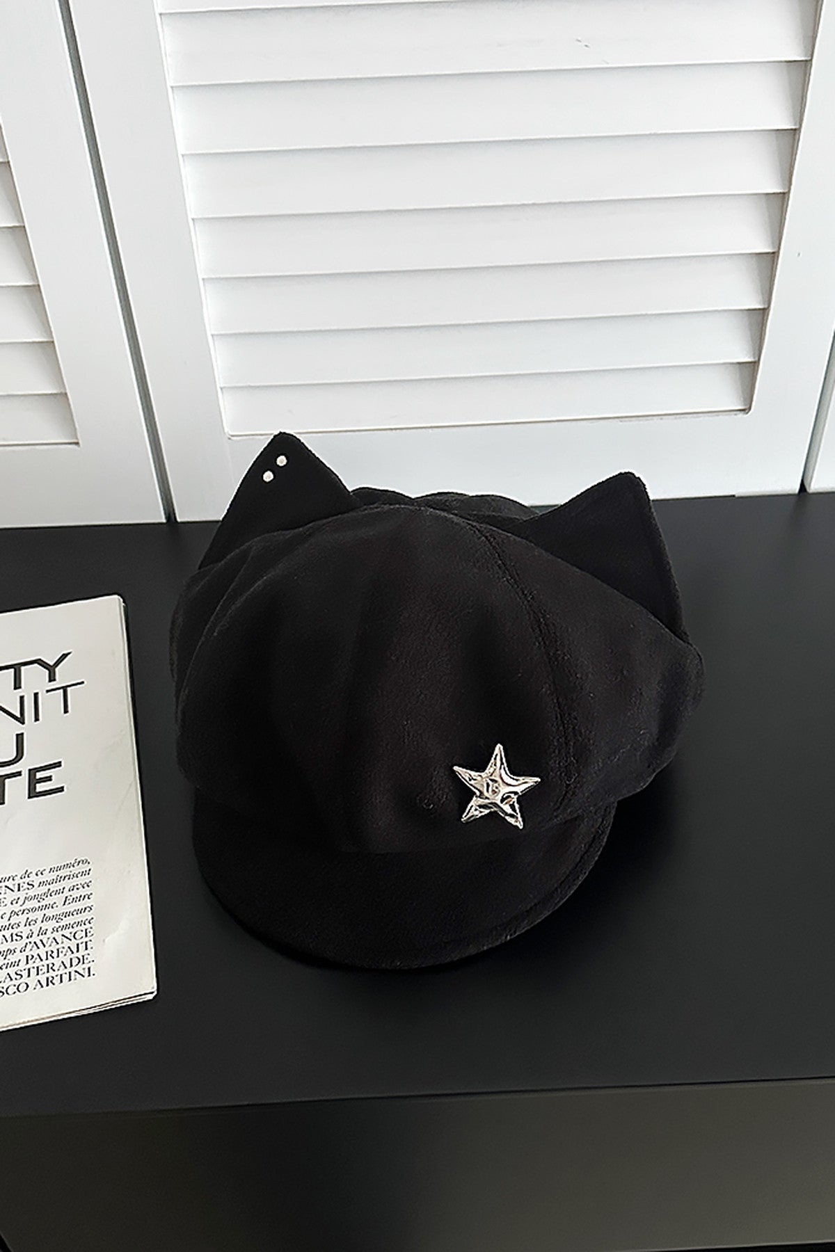 Cartoon Cat Ear Star Beret