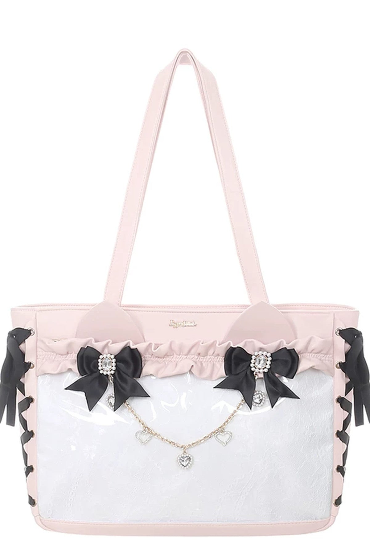 Original Ruffled Bow Handbag Tote Bag