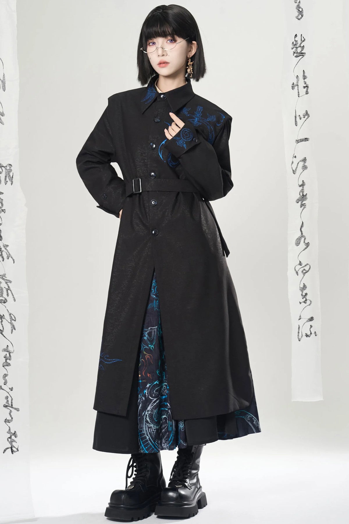 Unisex New Chinese Style Windbreaker
