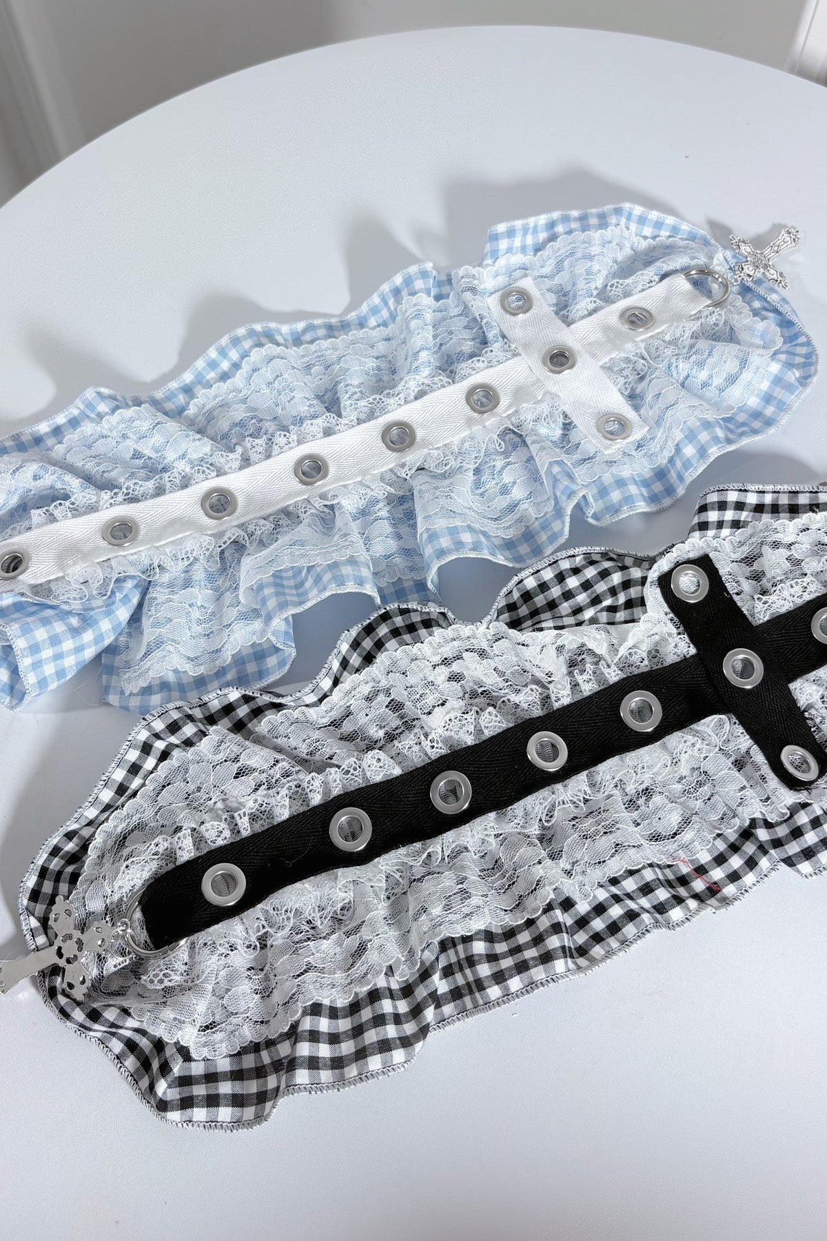 Cross Ribbon Lace Headband