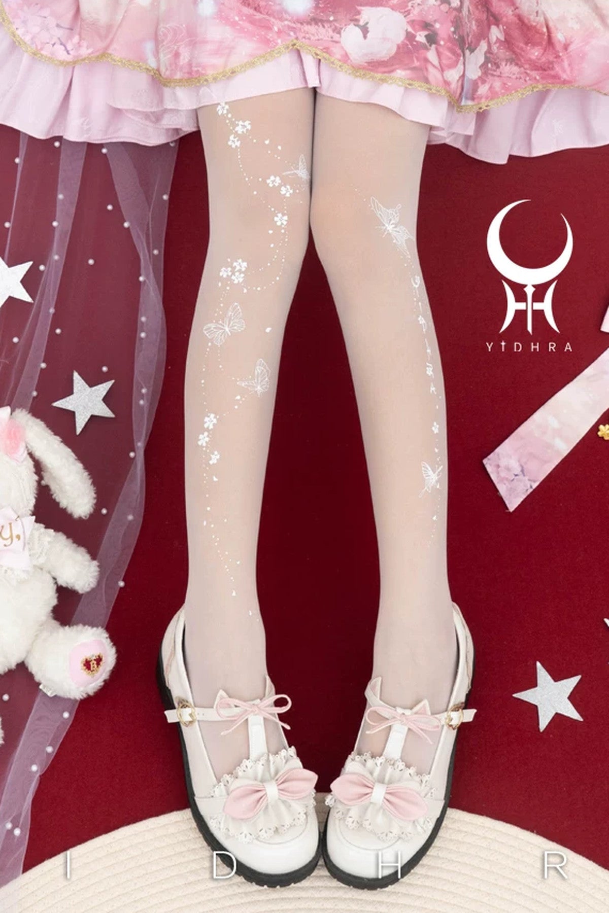 Butterfly Floral Tights