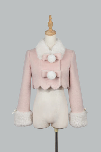 Fluffy Bow Cape and Skirt Set-Up