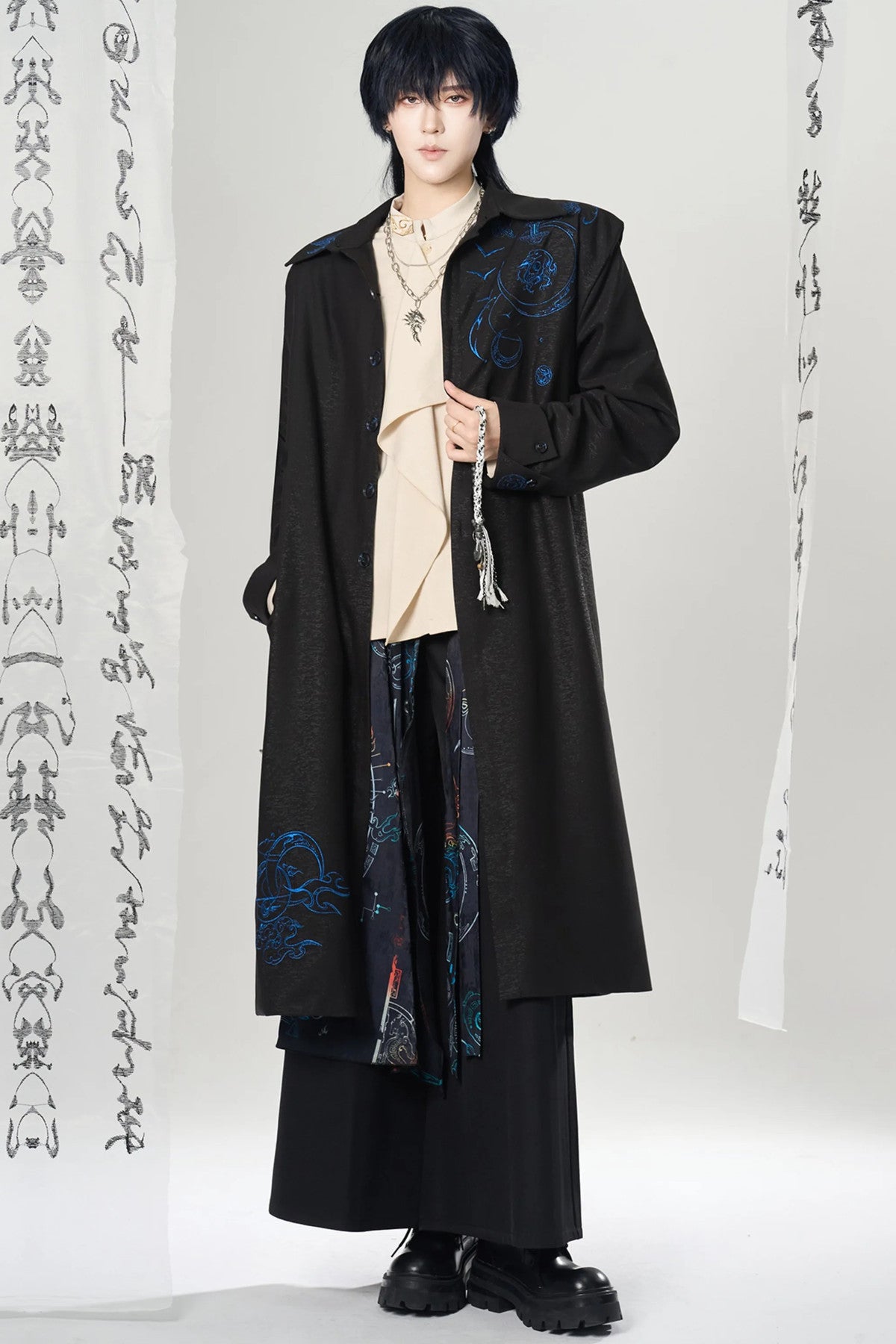 Unisex New Chinese Style Windbreaker