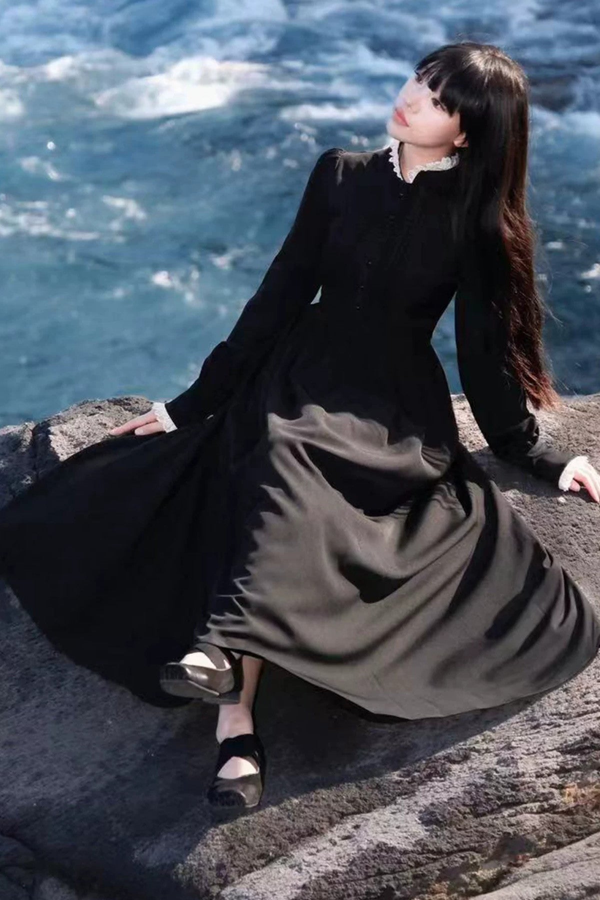 Retro French Palace Long Dress