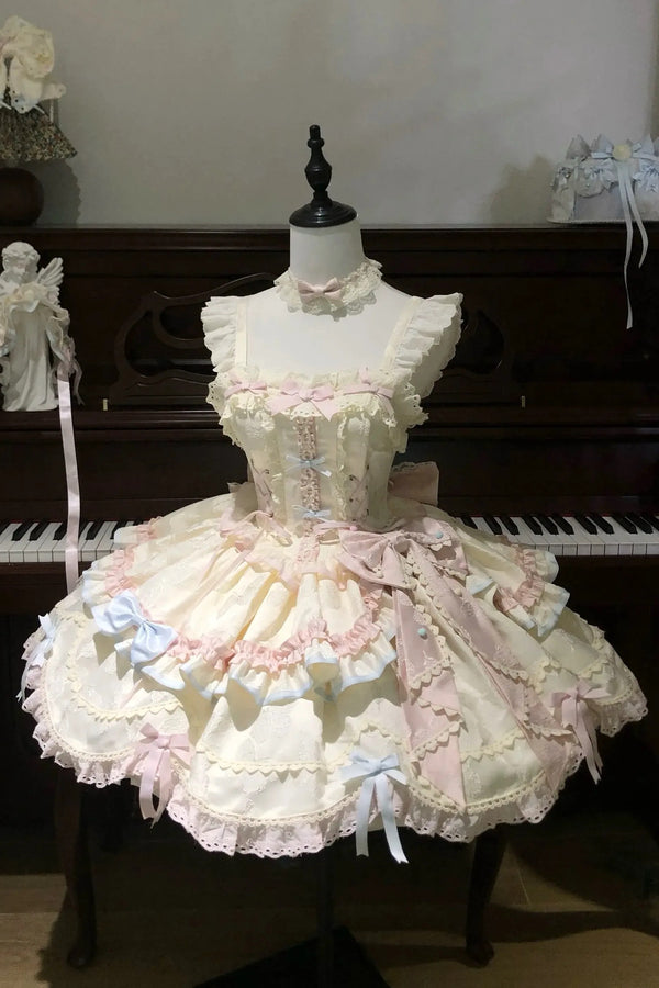 Cream Ballet Style Dress
