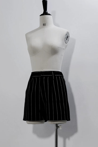 Lolita Prince Rabbit Waist Belt Shirt and Pants Set-Up