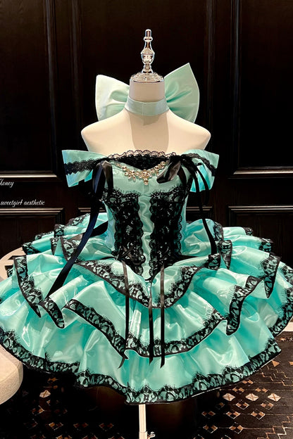 Halloween Ghostly Mini Dress Set