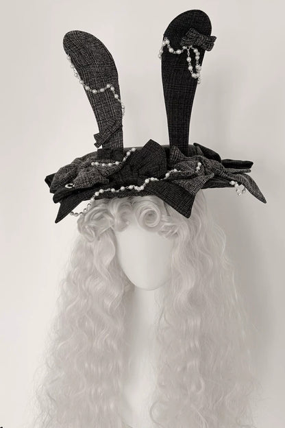 Lolita Prince Rabbit Waist Belt Shirt and Pants Set-Up