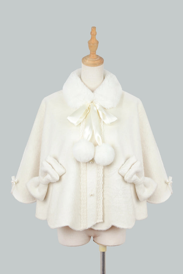 Fluffy Bow Cape and Skirt Set-Up