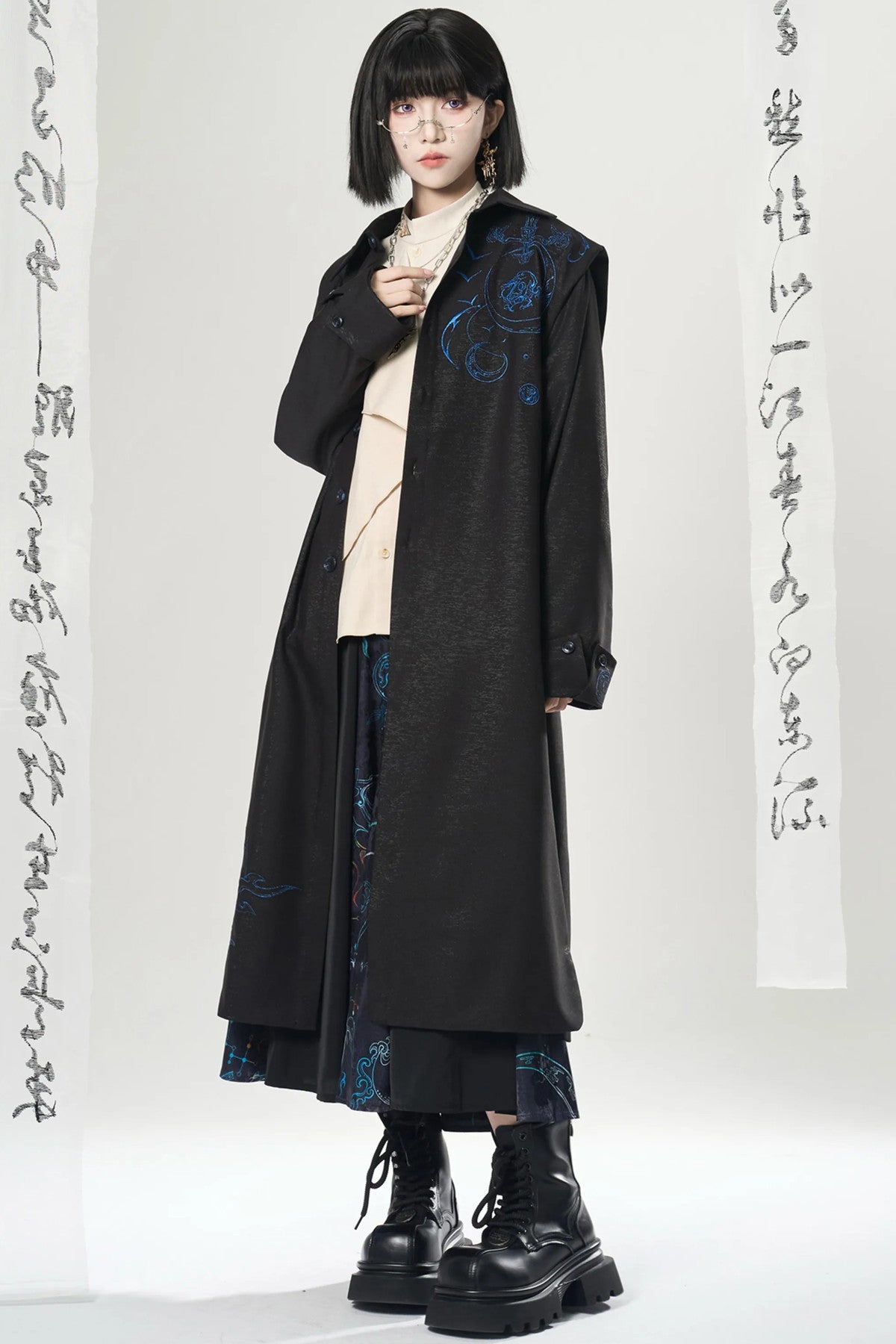 Unisex New Chinese Style Windbreaker