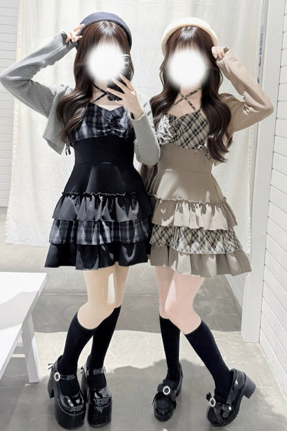 Galaxy Knit Cardigan And Dress Set