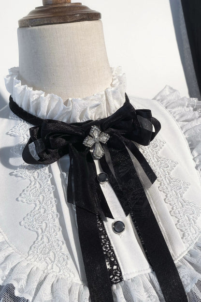 Cross-Cut Light Gothic Lolita Dress